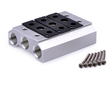 AirTAC亞德客7V系列電磁閥底座