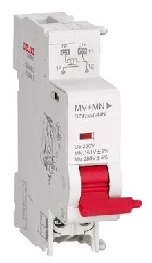 DELIXI德力西DZ47sMVMN 過欠壓脫扣器