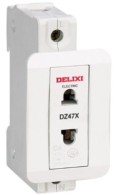 DELIXI德力西DZ47X 導(dǎo)軌插座