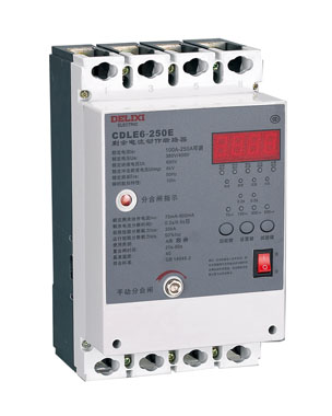 DELIXI德力西CDLE6系列電子式數碼管型剩余電流動作斷路器