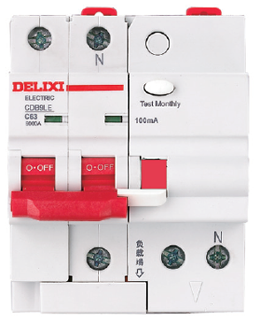 DELIXI德力西CDB9LE小型漏電保護斷路器