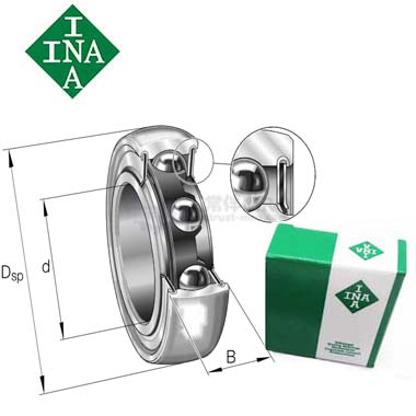 INA調(diào)心深溝球軸承SK108-209-KRR-B-L402/70-AH11