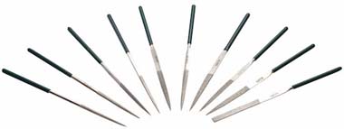 世達(dá)工具03810 10件套金剛石整形銼3x140MM