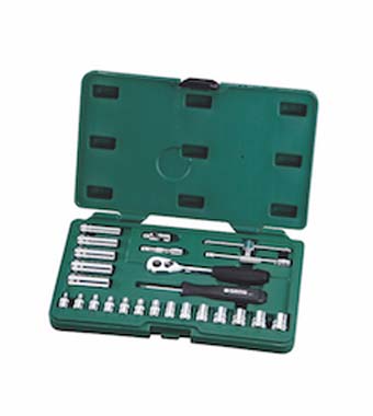 世達(dá)工具09001  25件6.3MM系列套筒組套