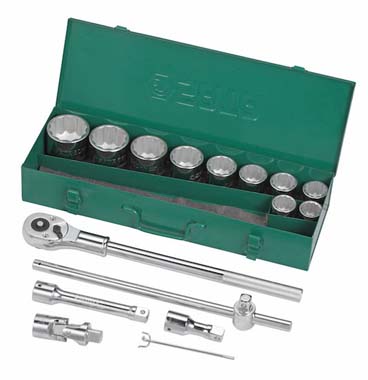 世達工具09015  15件19MM系列12角套筒組套