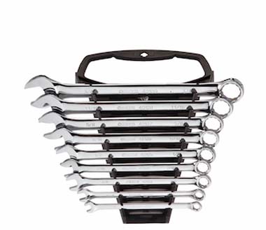 世達(dá)工具09019  9件英制全拋光兩用扳手組套