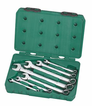 世達工具09036  7件全拋光兩用扳手組套