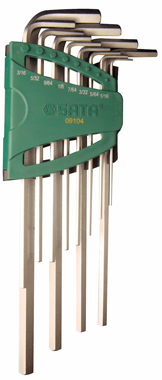 世達(dá)工具09104 12件英制特長(zhǎng)內(nèi)六角扳手組套