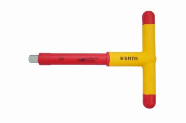 世達工具12940  10mm系列注塑型VDE絕緣T型扳手 200mm