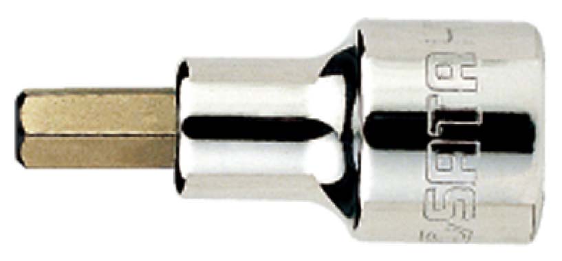 世達(dá)工具24201  12.5MM系列50MM長(zhǎng)六角旋具套筒4MM