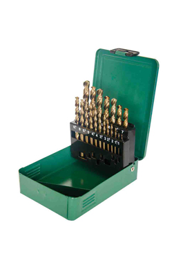 世達工具52819 19件直柄含鈷麻花鉆組套