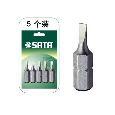世達(dá)工具59217 5件套6.3MM系列25MM長一字旋具頭6MM