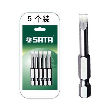 世達(dá)工具59311 5件套6.3MM系列50MM長一字旋具頭3MM