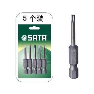 世達工具59341 5件套6.3MM系列50MM長中孔花形旋具頭TT8