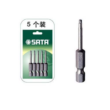 世達(dá)工具59355 5件套6.3MM系列50MM長(zhǎng)六角旋具頭5MM