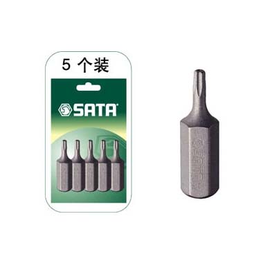 世達(dá)工具59453 5件套8MM系列30MM長中孔花形旋具頭TT20