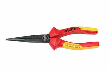 世達工具72611 G系列VDE絕緣耐壓尖嘴鉗8"