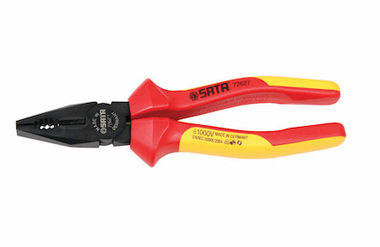 世達工具72627 G系列VDE絕緣耐壓鋼絲鉗8"