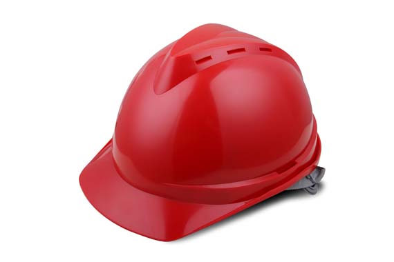 世達(dá)TF0202R    V頂ABS透氣安全帽-紅色