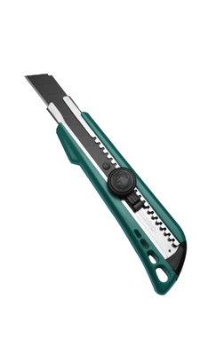 世達工具93429 塑柄旋鈕美工刀8節(jié)18X100MM