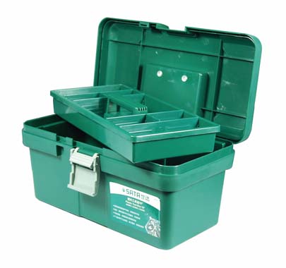 世達(dá)工具95162    塑料工具箱16”