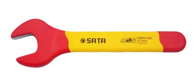 世達(dá)工具41315  注塑型雙色VDE絕緣開口扳手15mm