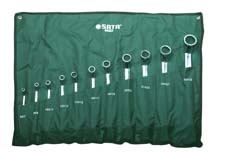 世達(dá)工具08023  11件全拋光高頸雙梅花扳手組套