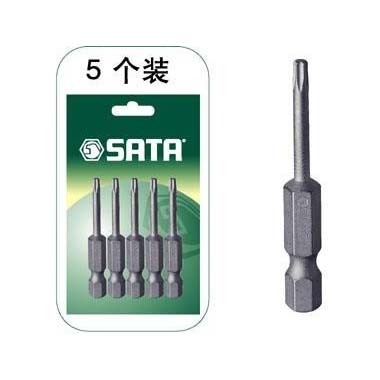 世達(dá)工具59336 5件套6.3MM系列50MM長(zhǎng)花形旋具頭T27