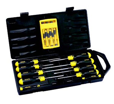 STANLEY史丹利工具68-0002C-23 16件套螺絲批綜合套裝