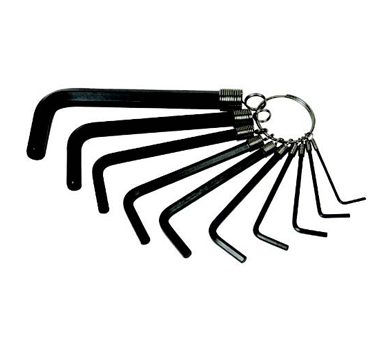 STANLEY史丹利工具69-230-23 10件套鏈式內(nèi)六角扳手(英制)