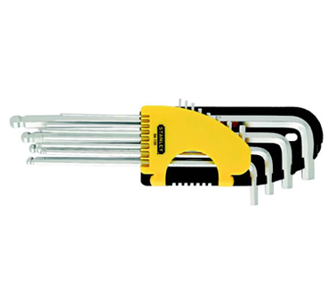 STANLEY史丹利工具94-159-23 12件套英制加長(zhǎng)球頭內(nèi)六角扳手