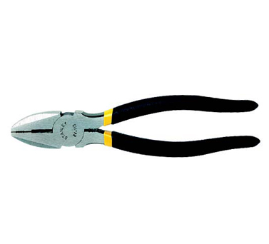 STANLEY史丹利工具 黑色雙塑柄鋼絲鉗