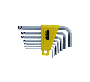STANLEY史丹利工具94-161-23 7件套英制短柄球頭內(nèi)六角扳...